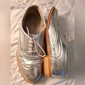 Wanted brand Vici Lulu Bucco women's lace-up Oxford shoes size 7 1/2